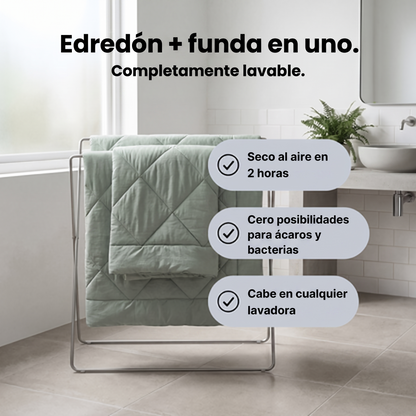 Coperta Arilom® – Il piumone 2 in 1 ad asciugatura rapida che rende superflua la biancheria da letto.