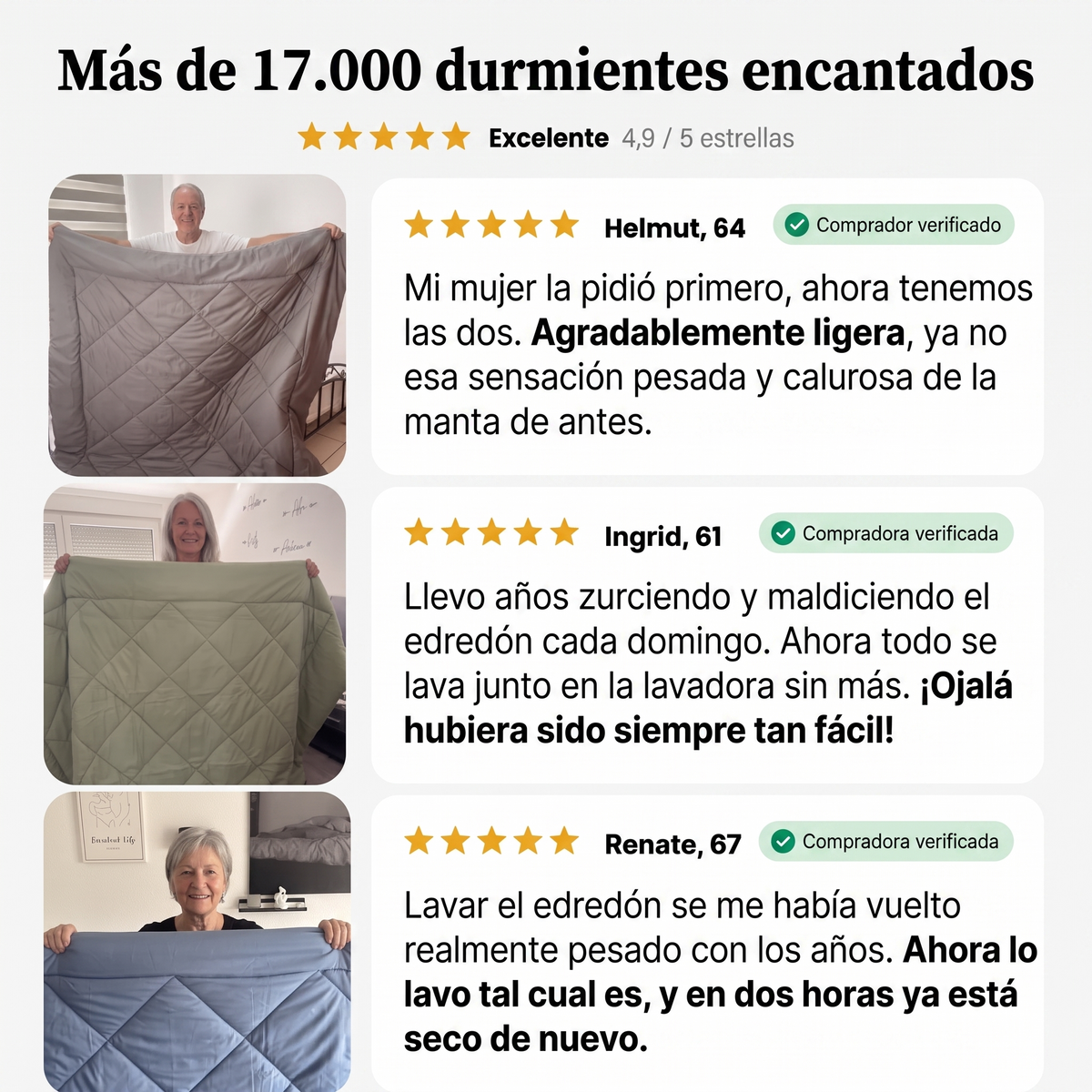 Coperta Arilom® – Il piumone 2 in 1 ad asciugatura rapida che rende superflua la biancheria da letto.