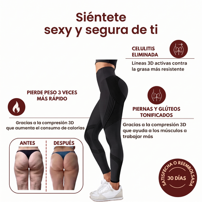 Leggings 3D Modellanti – Ridefinisci la tua silhouette senza sforzo