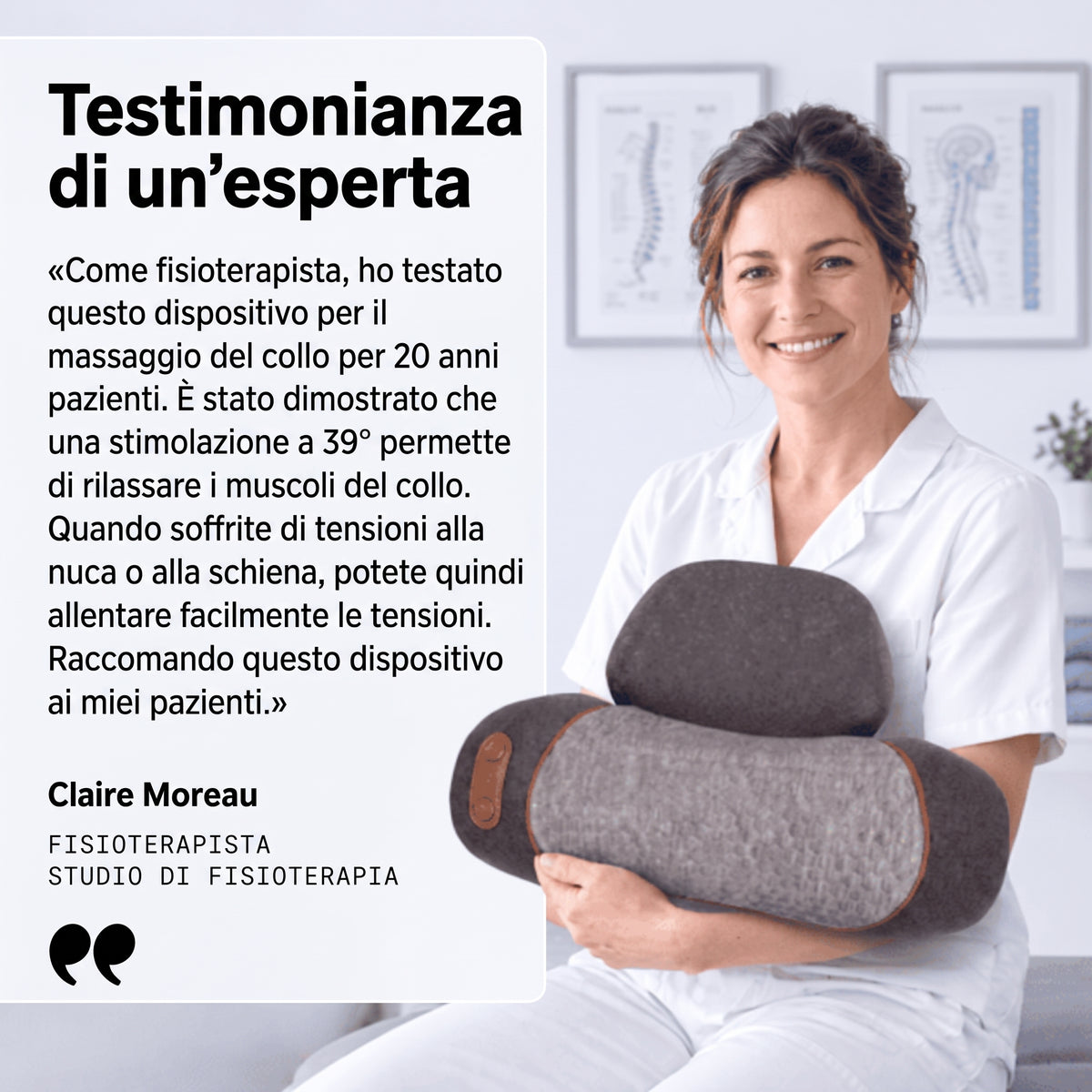 Arilom™ - Dispositivo per massaggio cervicale 3 in 1