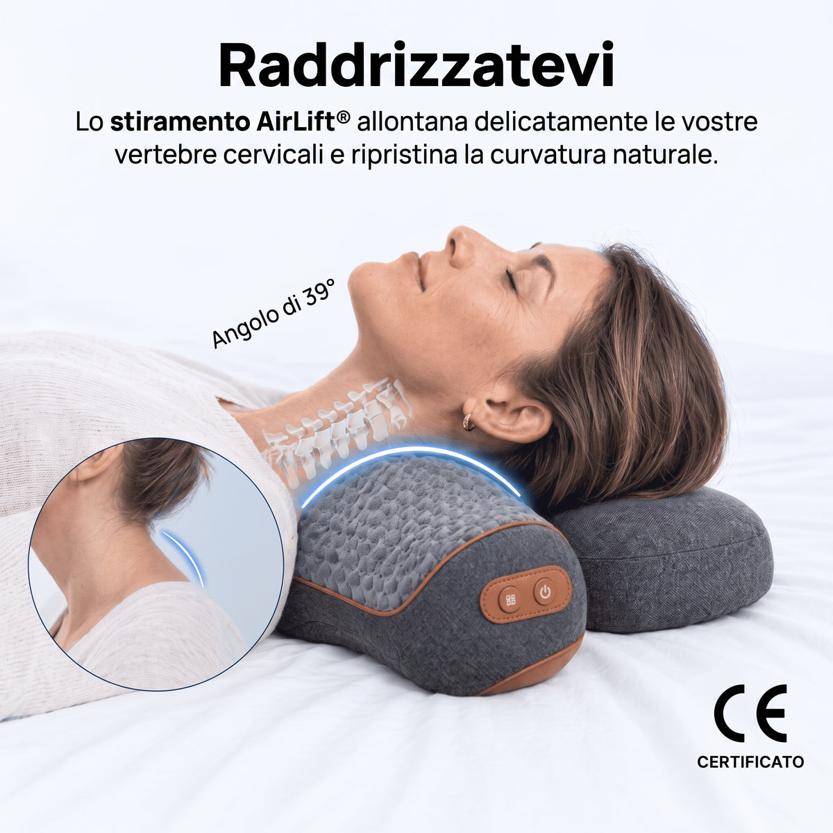 Arilom™ - Dispositivo per massaggio cervicale 3 in 1