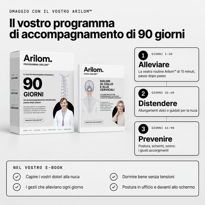 Arilom™ - Dispositivo per massaggio cervicale 3 in 1