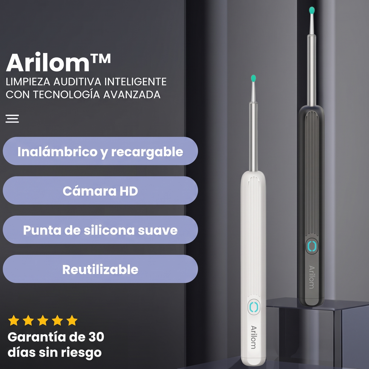 Arilom® - Pulizia auricolare intelligente con tecnologia avanzata