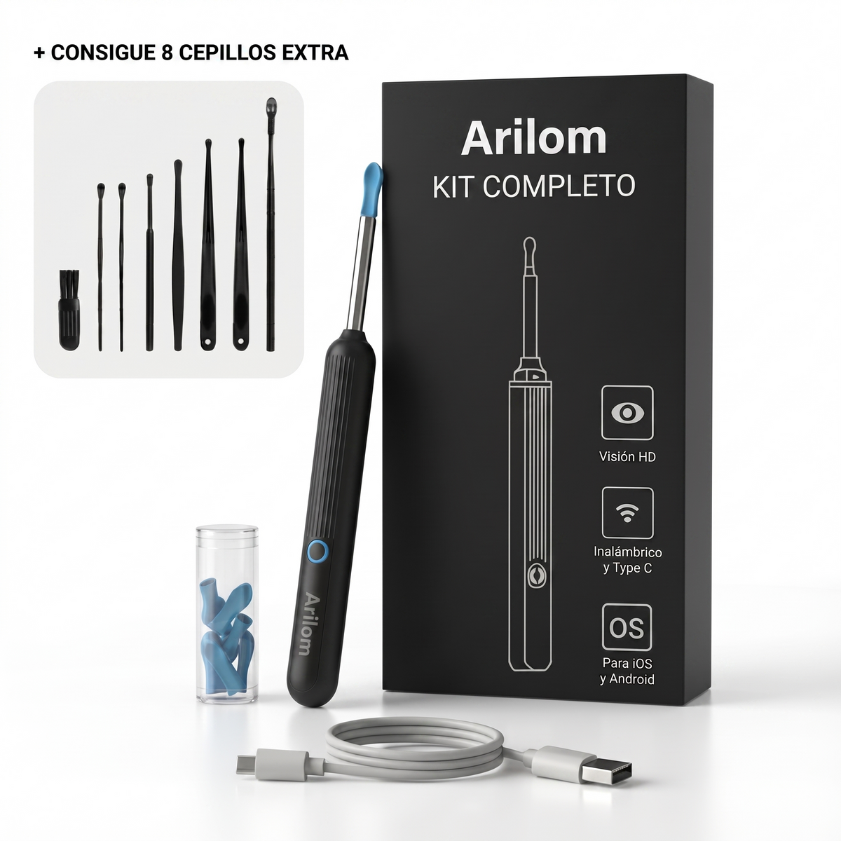 Arilom® - Pulizia auricolare intelligente con tecnologia avanzata