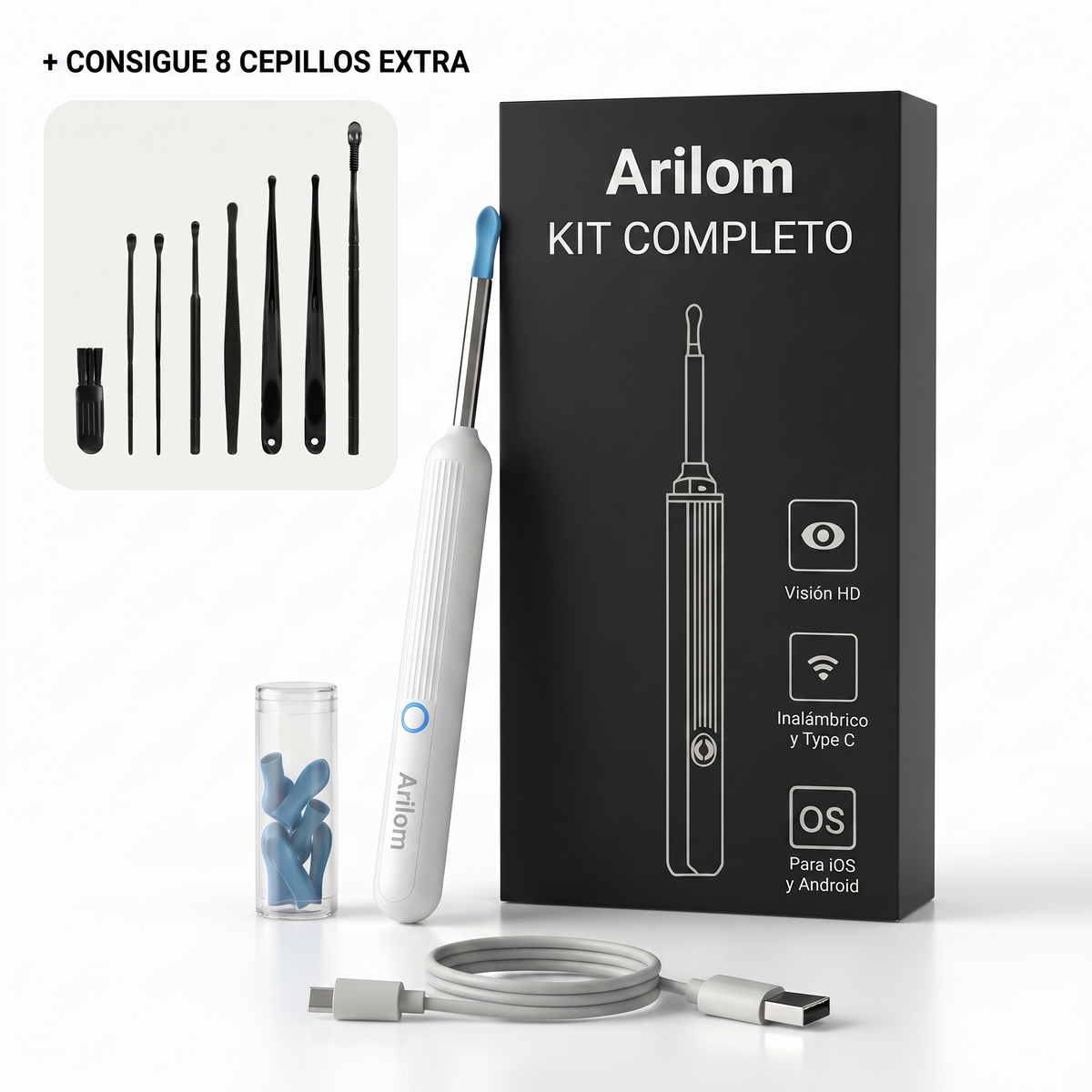 Arilom® - Pulizia auricolare intelligente con tecnologia avanzata