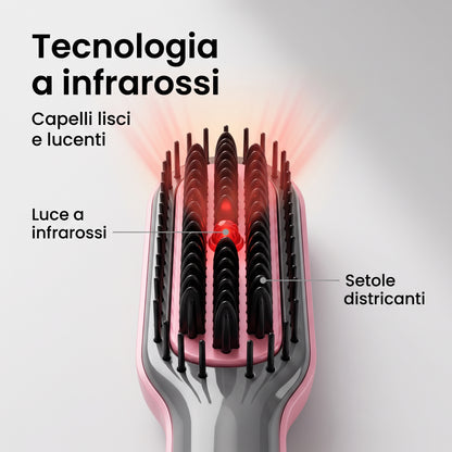 Spazzola Termica Lisciante a Infrarossi