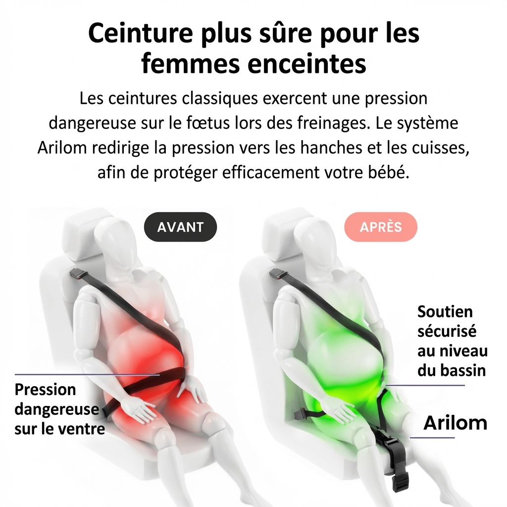 Ceinture de sécurité pour grossesse