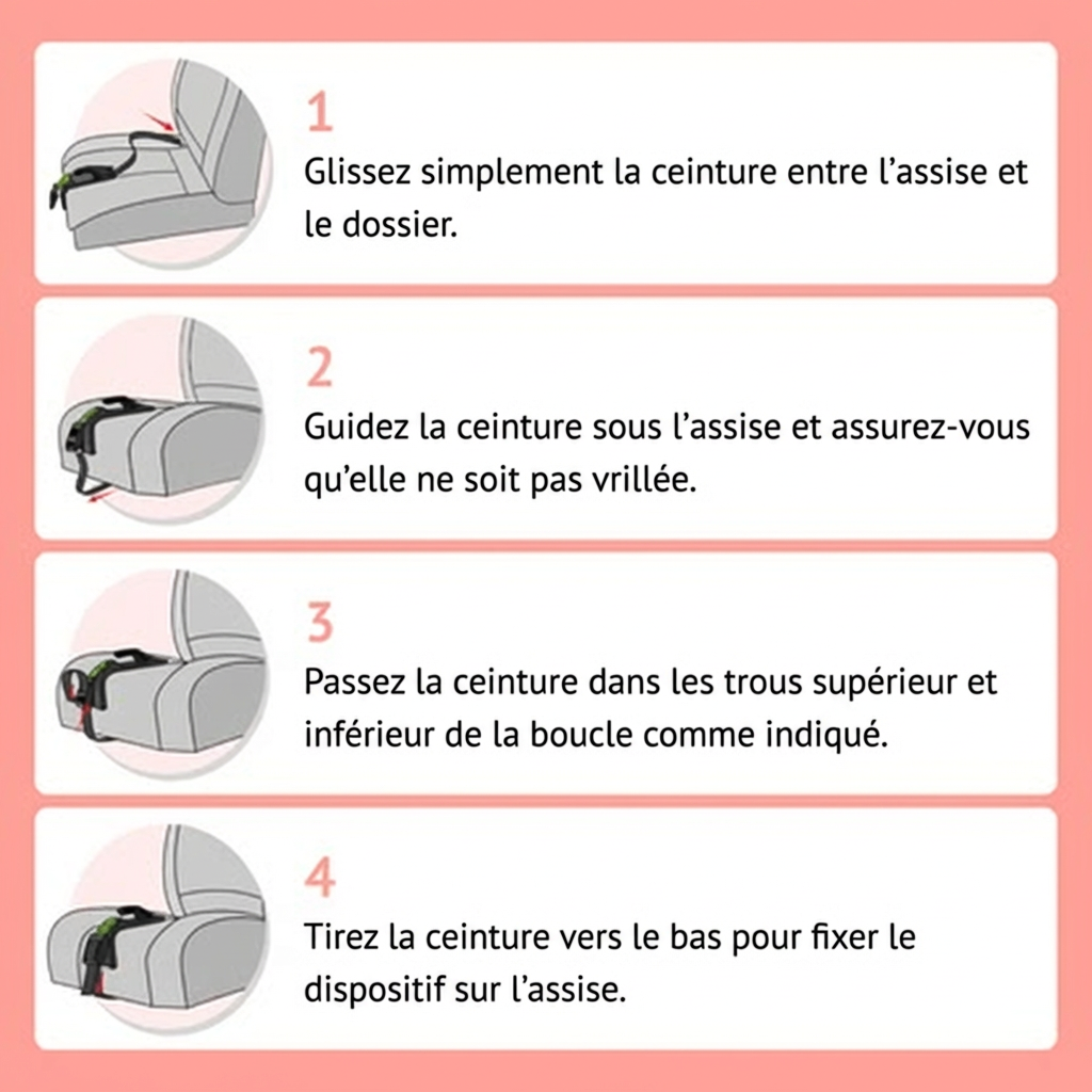 Ceinture de sécurité pour grossesse
